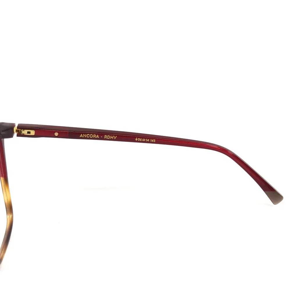 Etnia Barcelona Eyeglasses Frames ANCORA RDHV Red Havana Full Rim 56-14-145